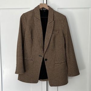 Express plaid blazer - M